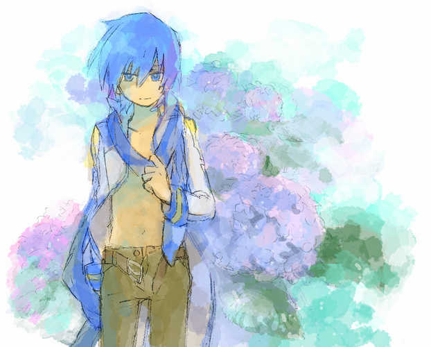 蒼い花