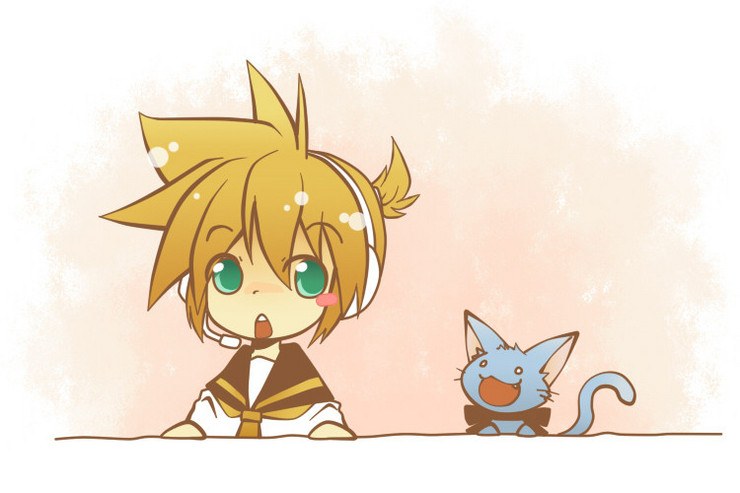 レンとにゃんこ