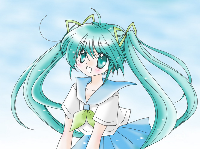 夏服セーラーミク