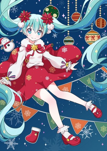 聖夜のミクちゃん