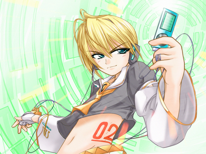 鏡音LEN × 音楽プレイヤー