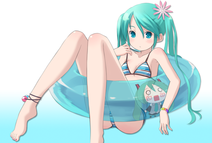 水着のミクたん