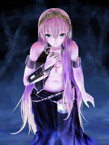涼むルカさん