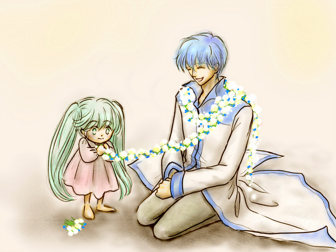 お花のマフラー