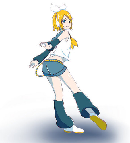 【鏡音リン】塗り絵リンちゃん
