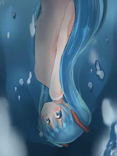 海の底に