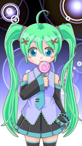 ぺロキャンとミク