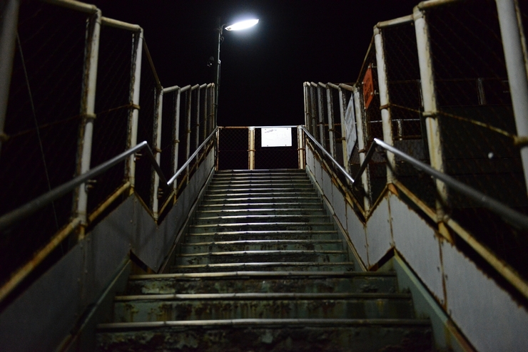 Footbridge Night