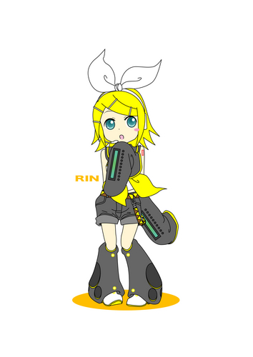 イラレでリンを描いてみた