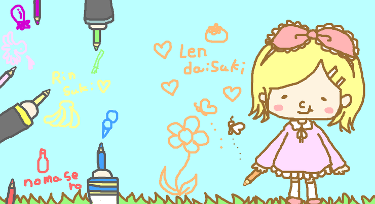 みんなでお絵かき