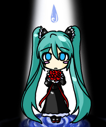 しずくとミクと