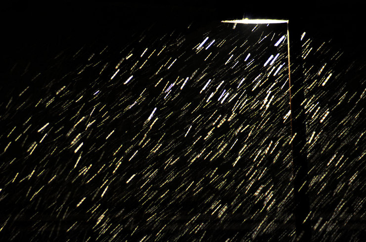 雨のち雪