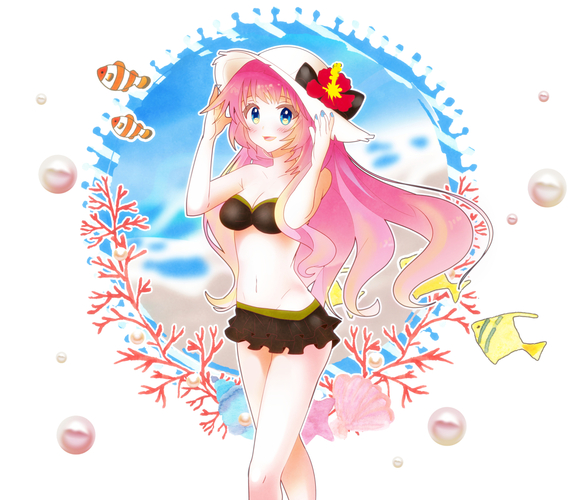水着ルカさん