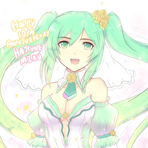初音ミク10周年記念日おめでとう