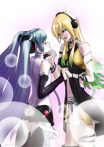 LilyとAppendミク