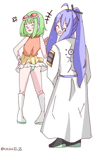 一日一枚ボカロ絵 がくぽ・メグ