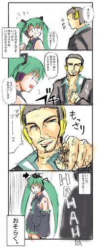 LEON × 朝の挨拶