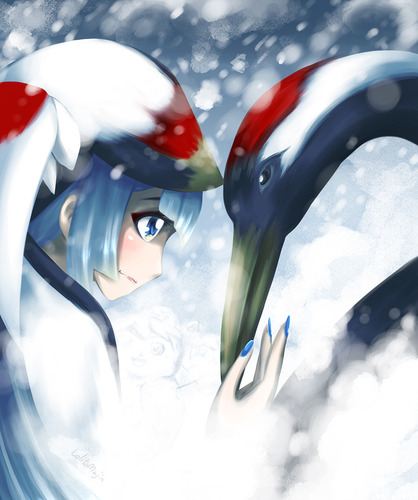 「雪ミク」タンチョウハート♥