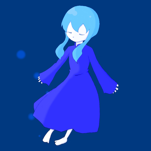 青の子