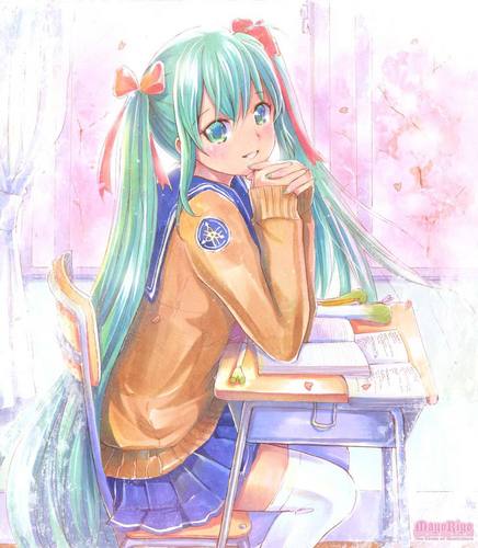 隣の席は初音ミク
