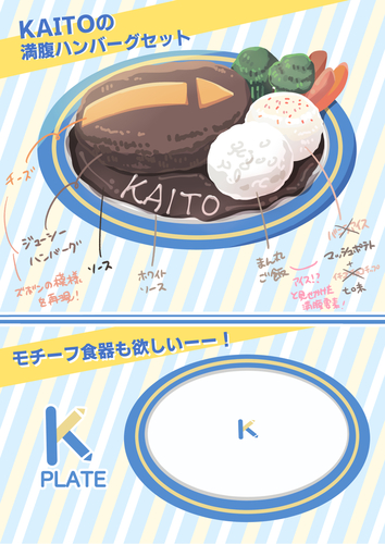 KAITOの満腹ハンバーグセット