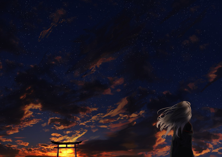 空に落ちる