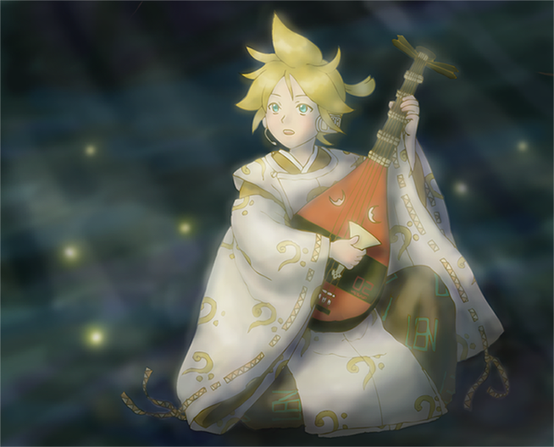 鏡音レン・琵琶2