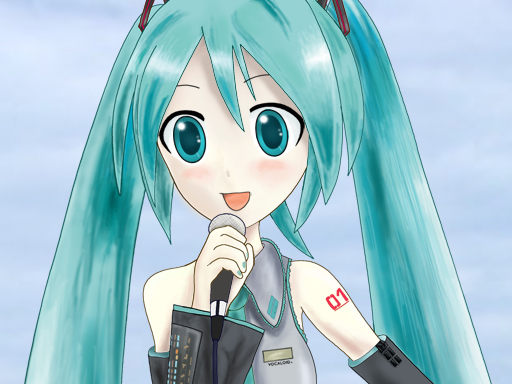 第一弾「初絵ミク」