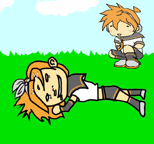 ねーちゃん何してんの~