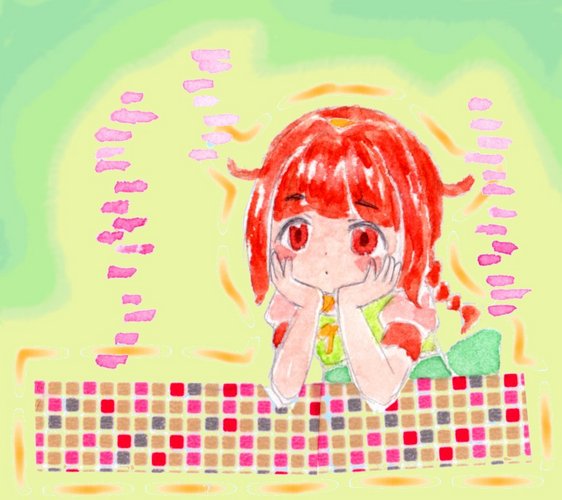 小さな声で