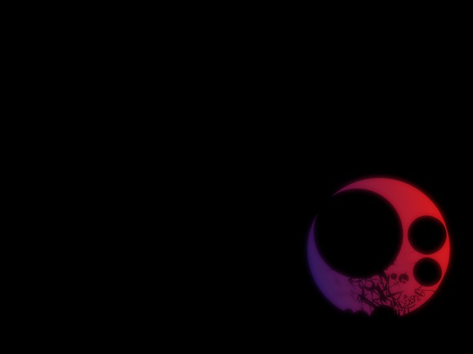オリジナル創作_背景模様_黒背景_月イメージ_使って下さい