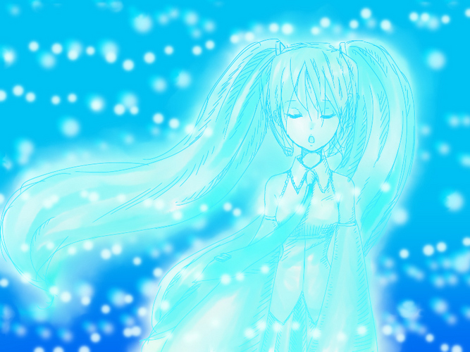 水色ミク