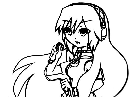 めぐりねさん【塗り絵】