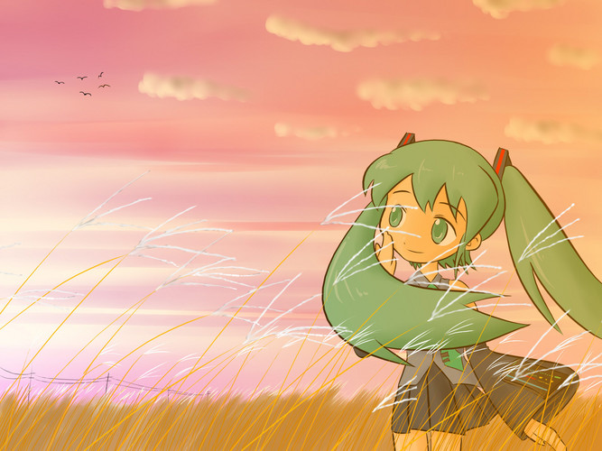 すすきとゆれる