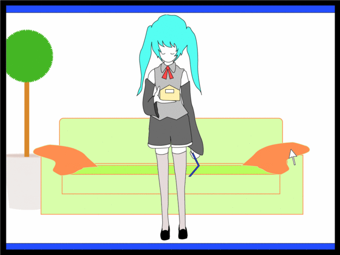 ぼくのへや(ラフ)