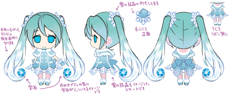 雪ミク衣装01
