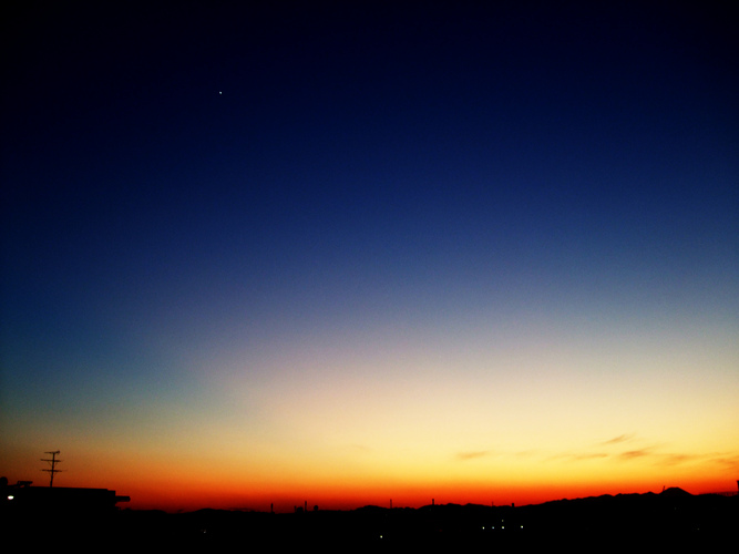 空グラデ