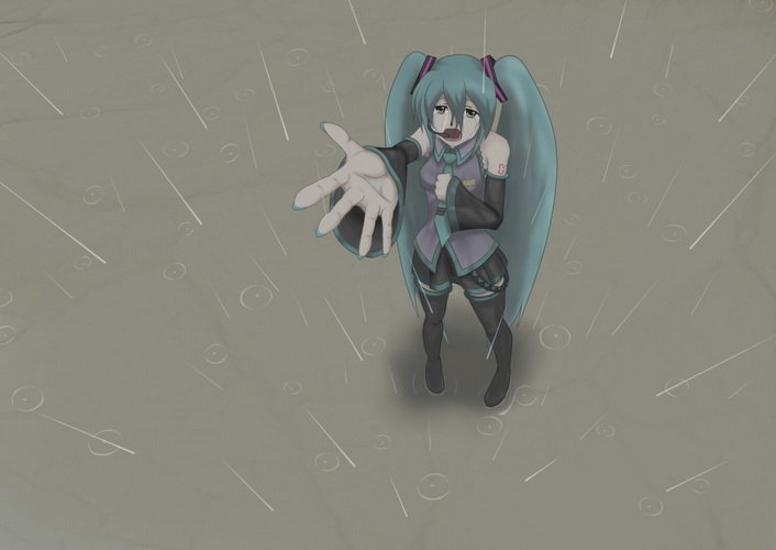 私の世界に雨が降る