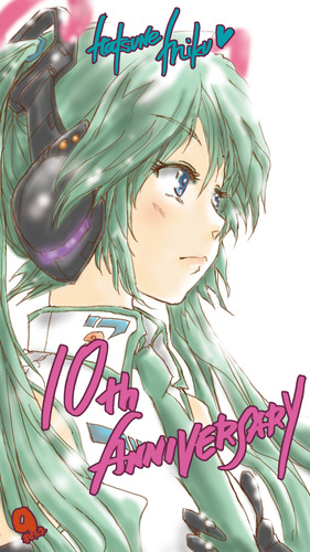 祝 10Anniversary 初音ミクv4x