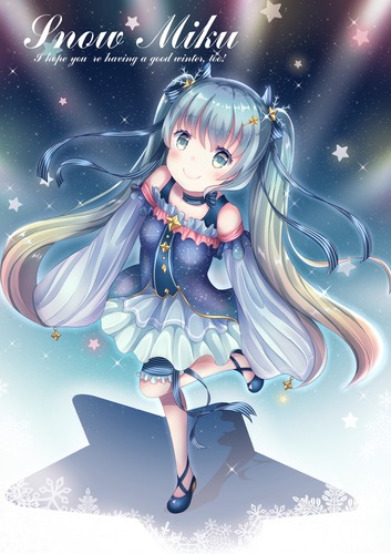 雪ミクさん(10周年おめでとうございます!!)