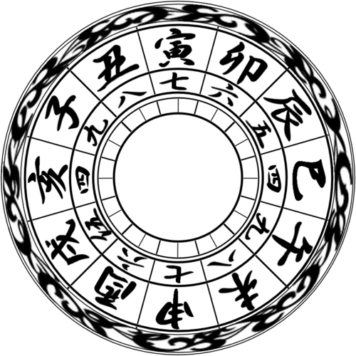 千本桜の背景素材 魔法陣
