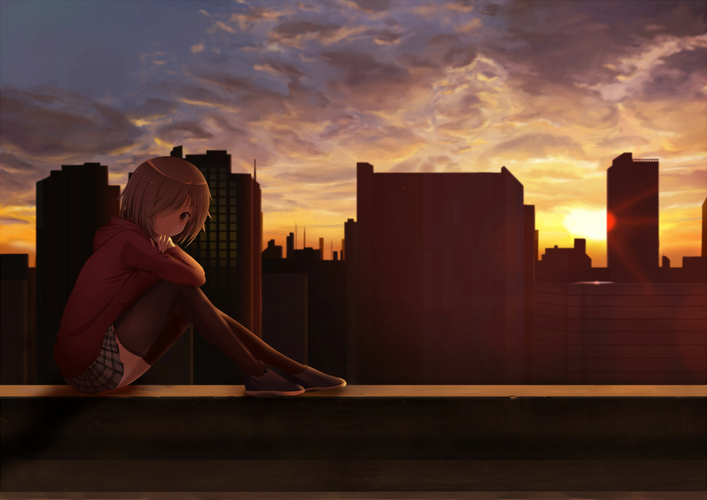 夕焼けのまち