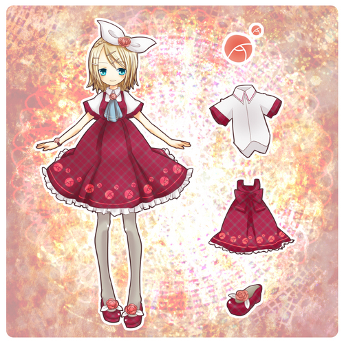 薔薇モチーフ可憐制服