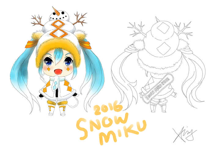 Snowman Miku 2016