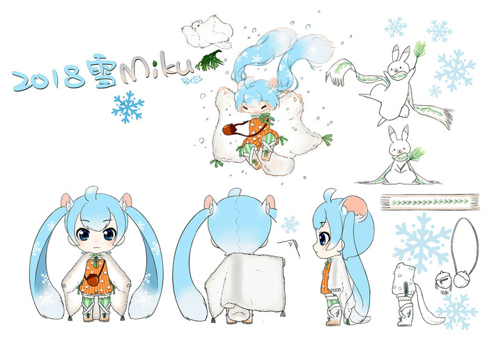 2018 雪ミク|・ω・)ฅ₎₎