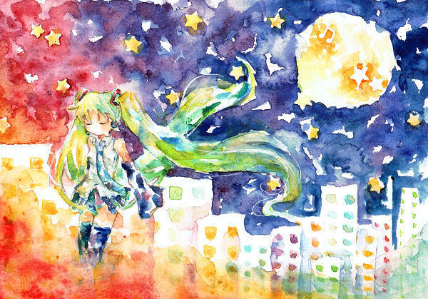 夜に沈む