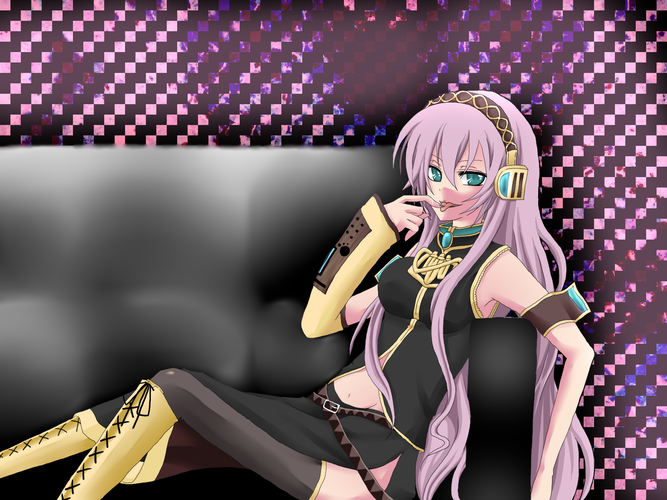 寛ぎ中な巡音さん