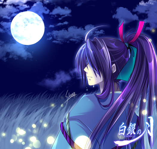 白銀の月