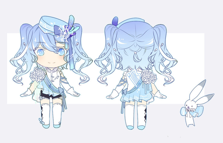 2020年雪ミク衣装 吟游诗人