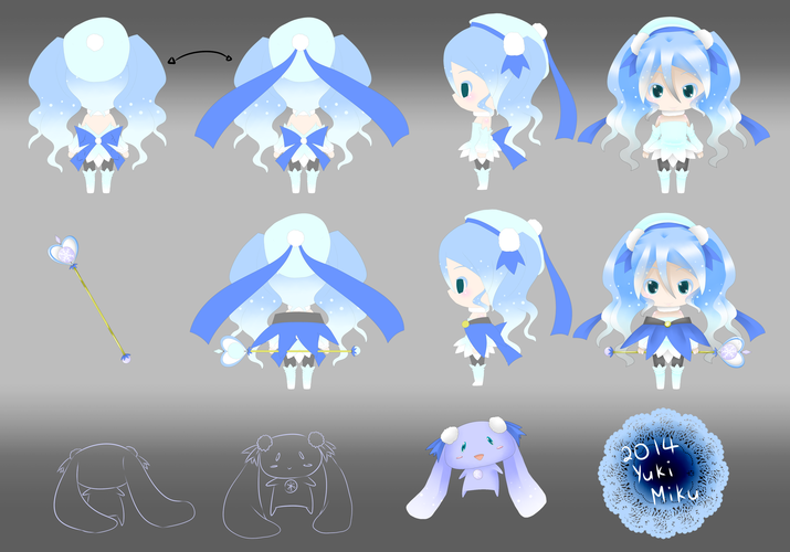 2014年雪ミク衣装 & ペット